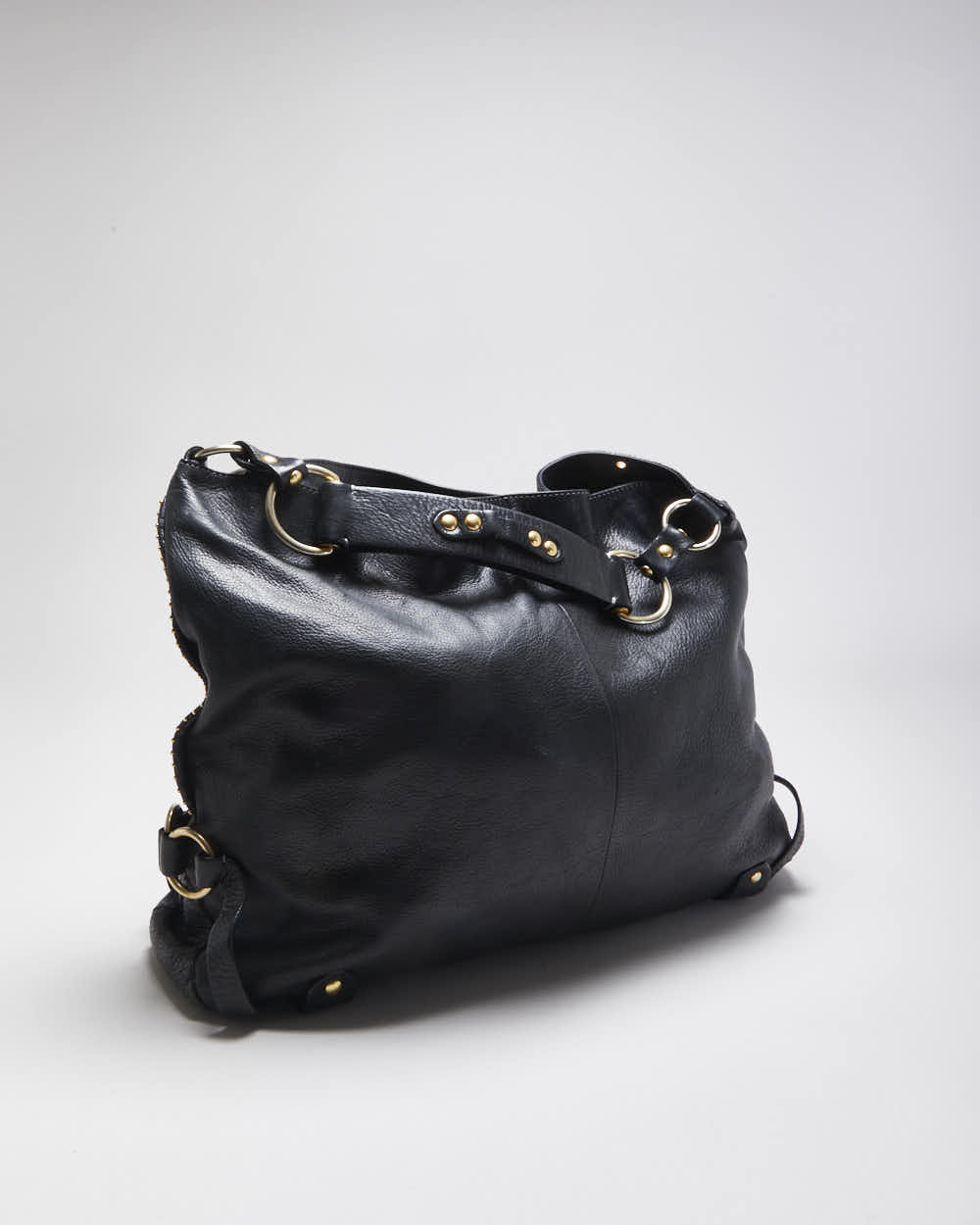 Vintage Y2k 00s Juicy Couture Leather Slouch Handbag