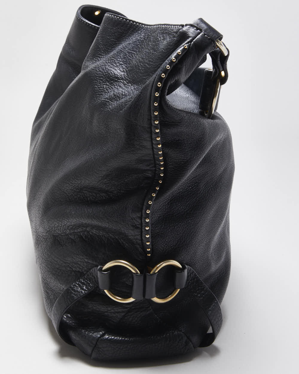 Vintage Y2k 00s Juicy Couture Leather Slouch Handbag