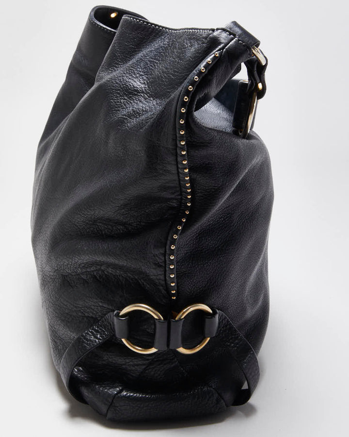 Vintage Y2k 00s Juicy Couture Leather Slouch Handbag