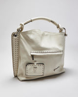 Vintage BCBG Pebbled Leather Handbag