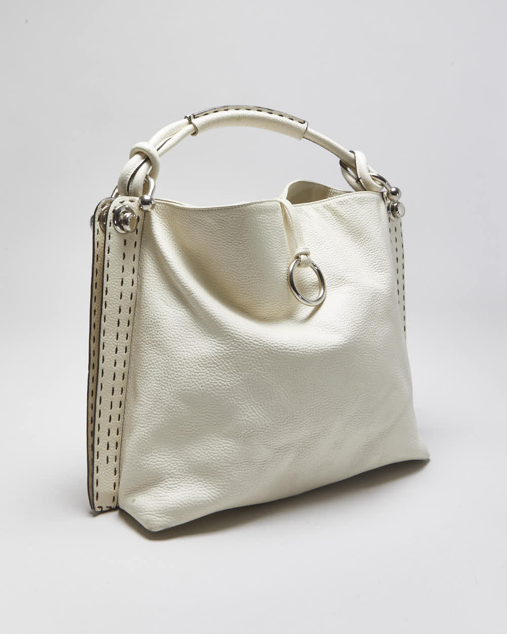 Vintage BCBG Pebbled Leather Handbag