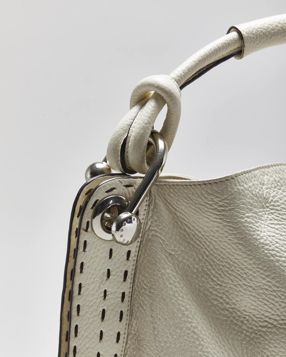 Vintage BCBG Pebbled Leather Handbag