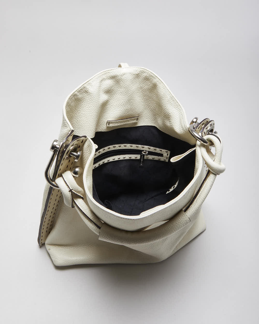 Vintage BCBG Pebbled Leather Handbag