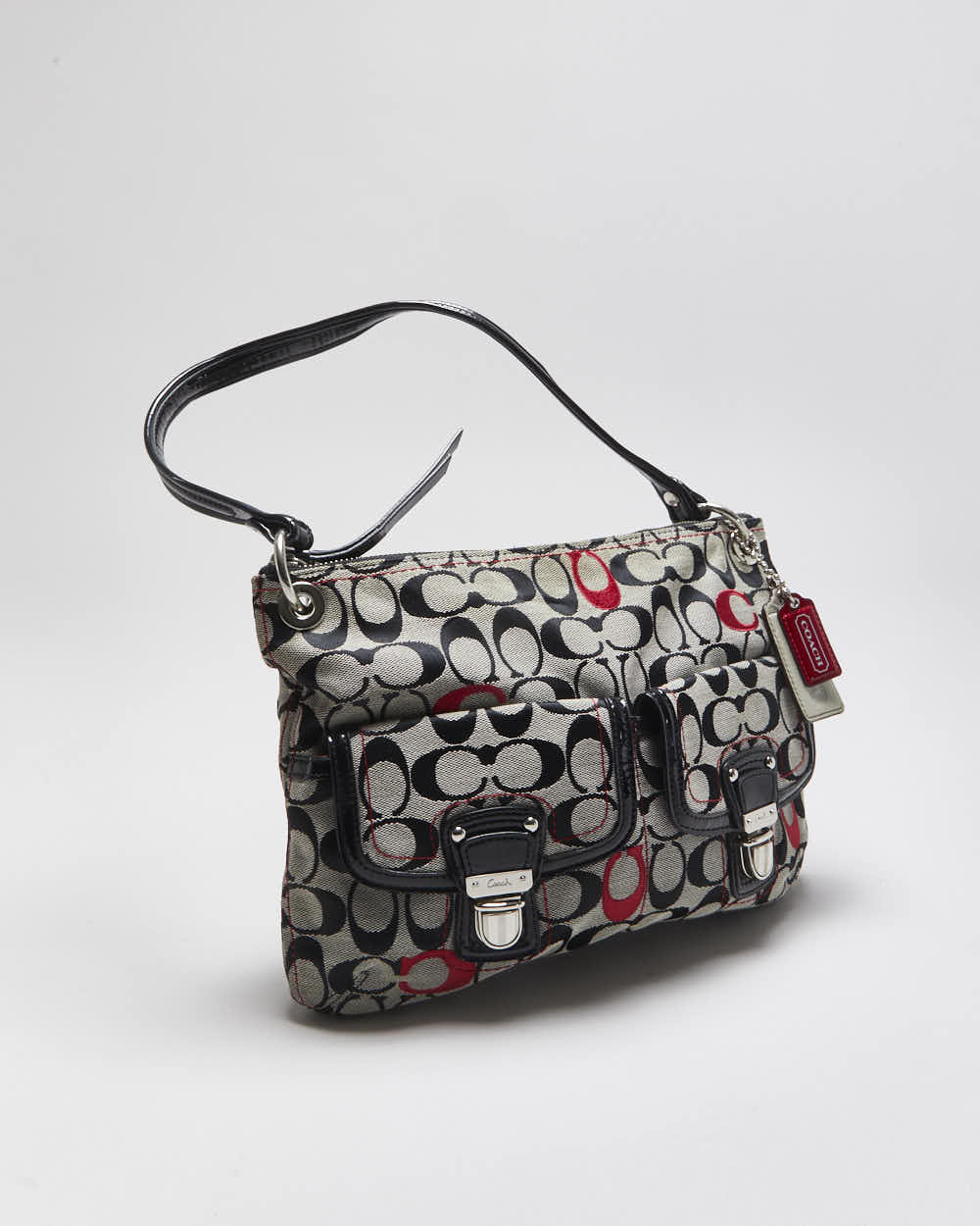 Vintage Y2k 00s Coach Poppy Embroidered Handbag