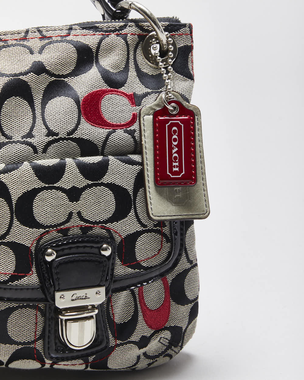 Vintage Y2k 00s Coach Poppy Embroidered Handbag