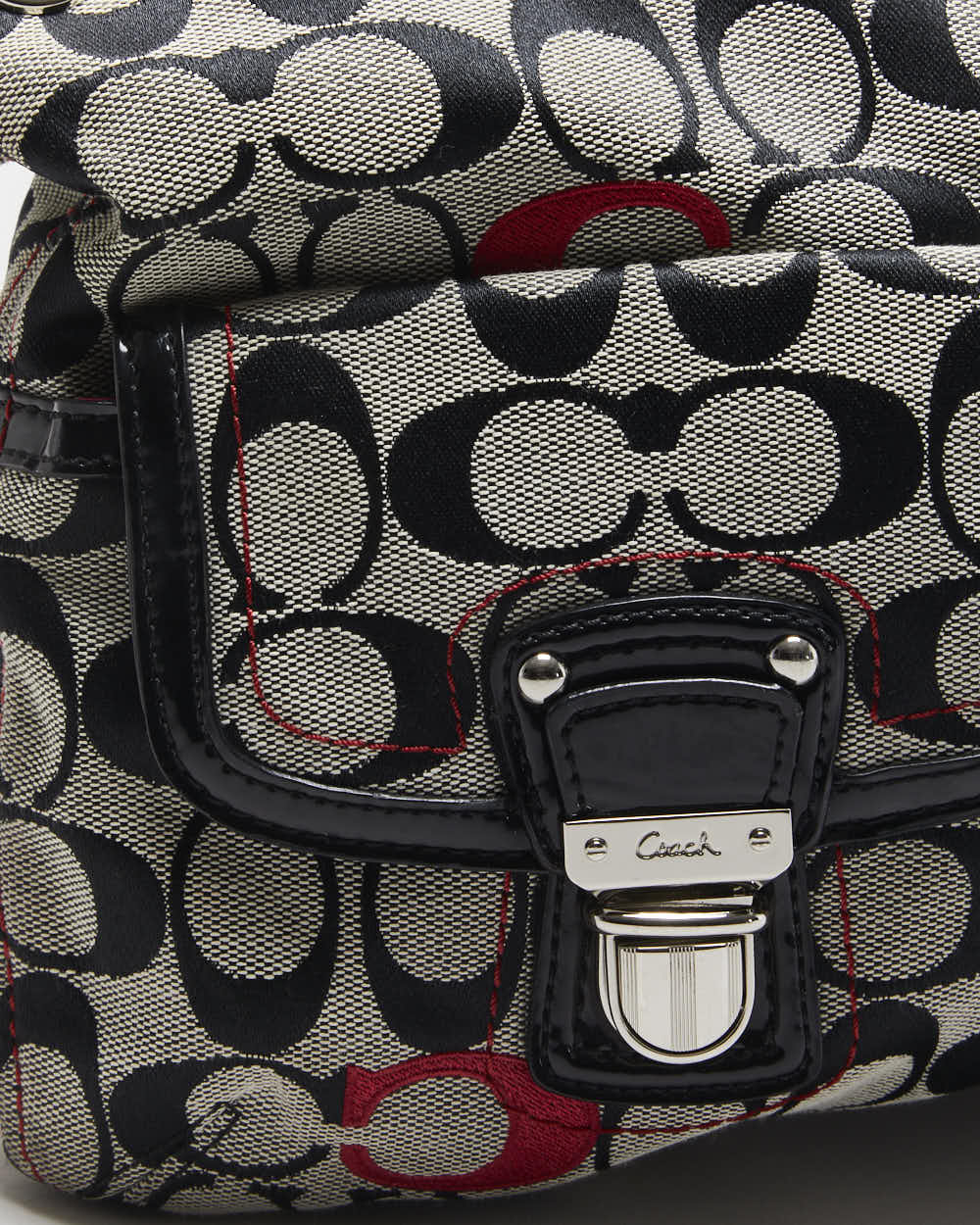 Vintage Y2k 00s Coach Poppy Embroidered Handbag