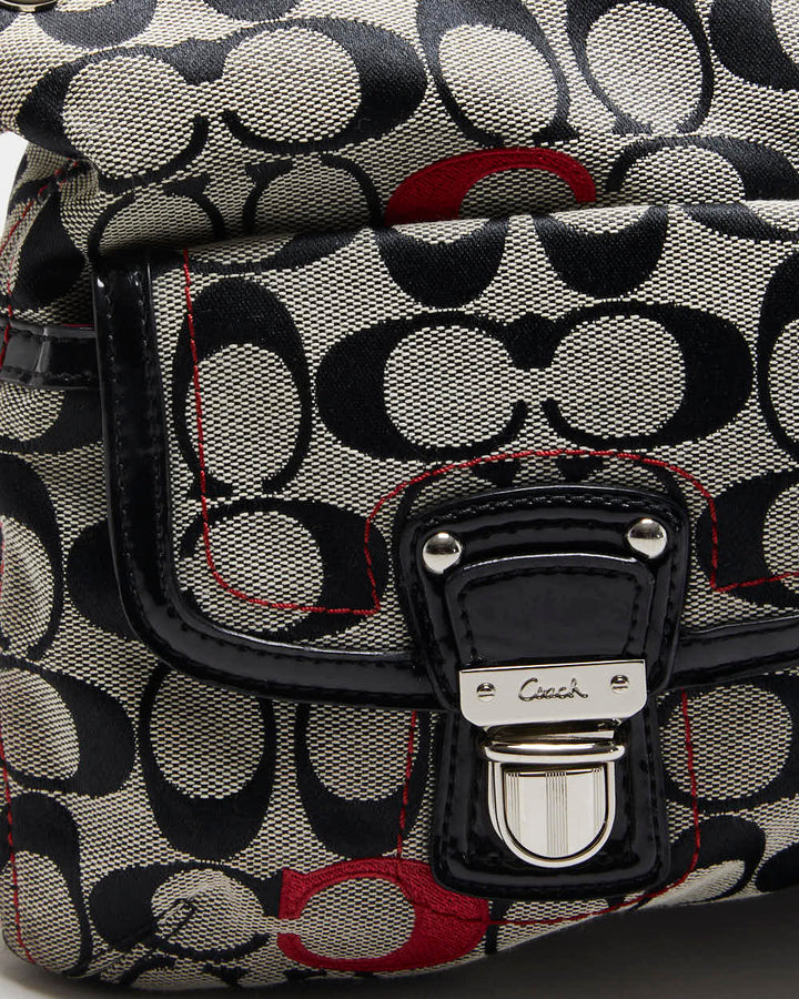 Vintage Y2k 00s Coach Poppy Embroidered Handbag