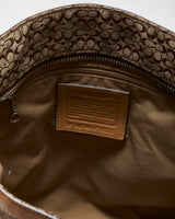 Vintage Y2k 00s Coach Jacquard Mini Monogram Handbag
