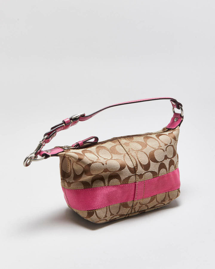 Vintage Y2k 00s Coach Monogram Mini Handbag
