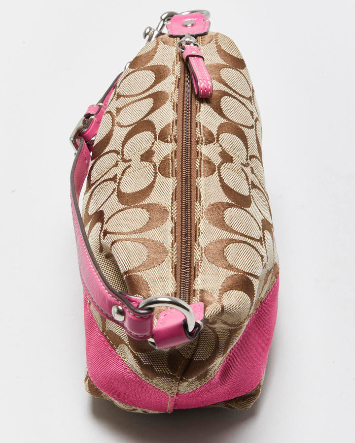 Vintage Y2k 00s Coach Monogram Mini Handbag