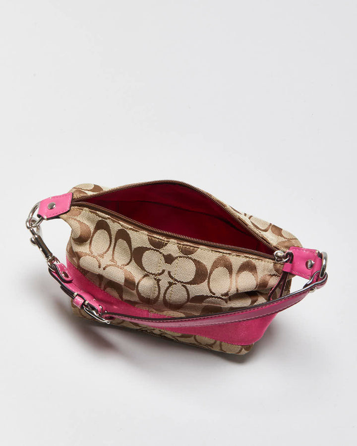 Vintage Y2k 00s Coach Monogram Mini Handbag