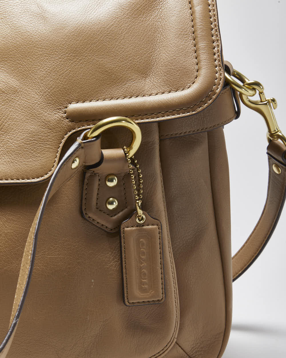 Vintage Coach Campbell Eva Flap Handbag