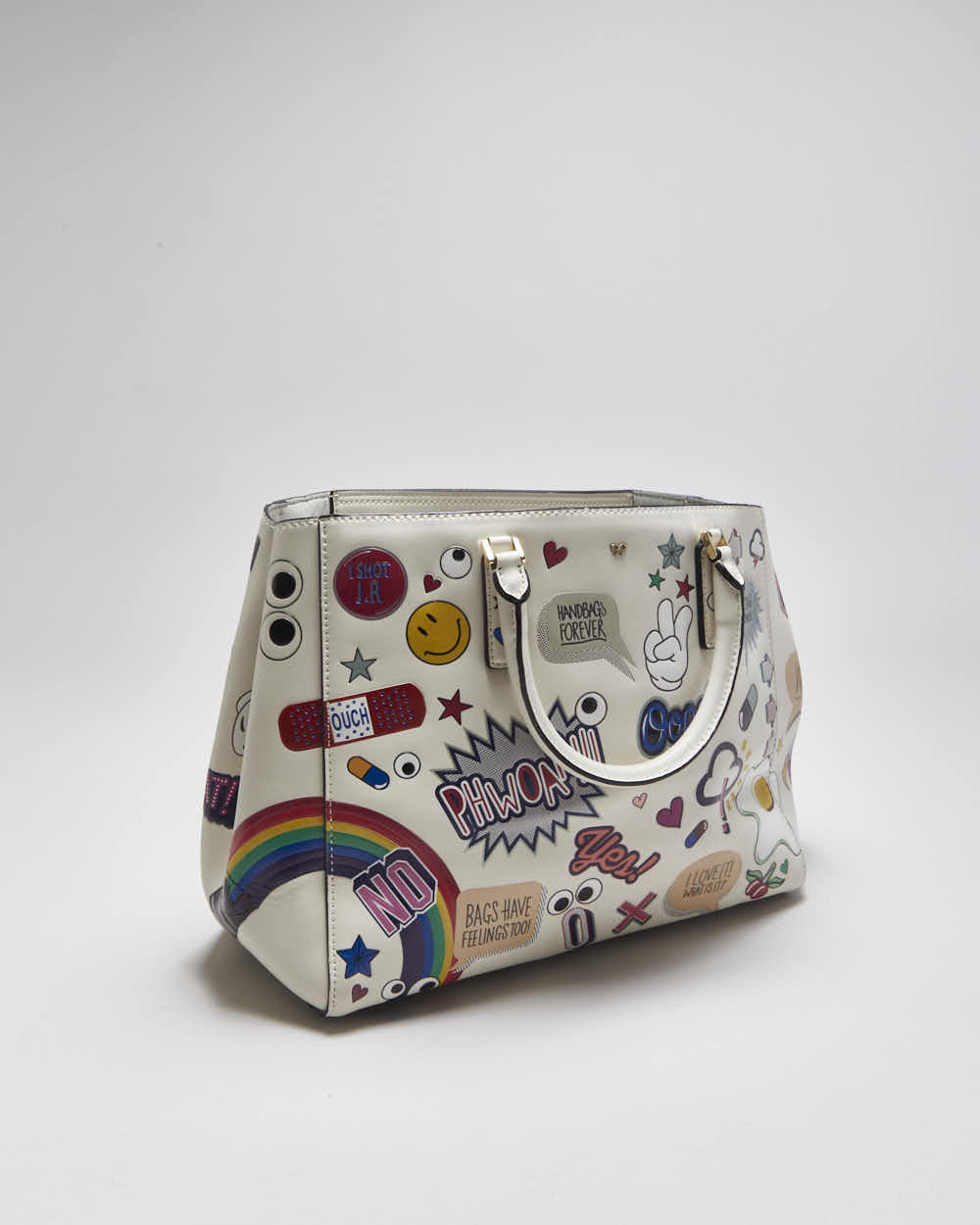 Anya Hindmarch Ebury All Over Wick Sticker Handbag