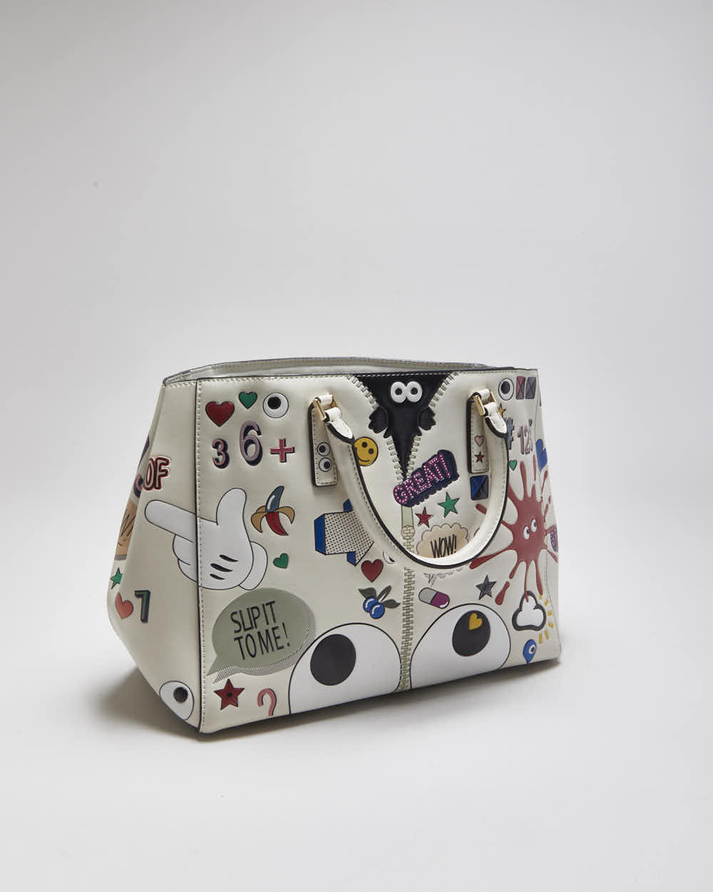 Anya Hindmarch Ebury All Over Wick Sticker Handbag