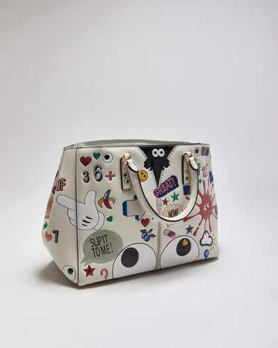 Anya Hindmarch Ebury All Over Wick Sticker Handbag