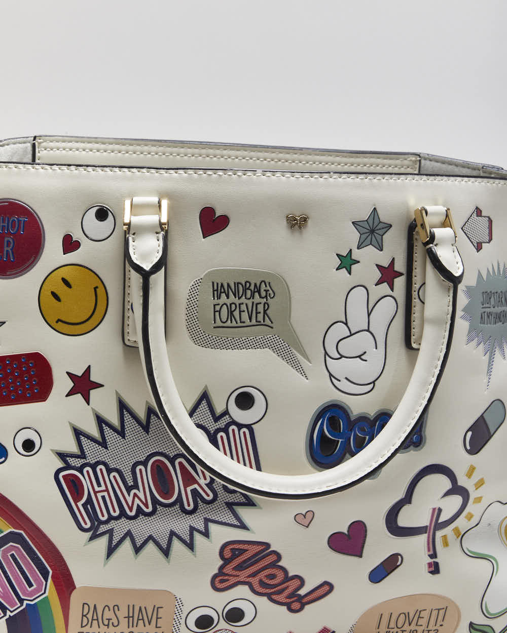 Anya Hindmarch Ebury All Over Wick Sticker Handbag
