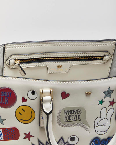 Anya Hindmarch Ebury All Over Wick Sticker Handbag