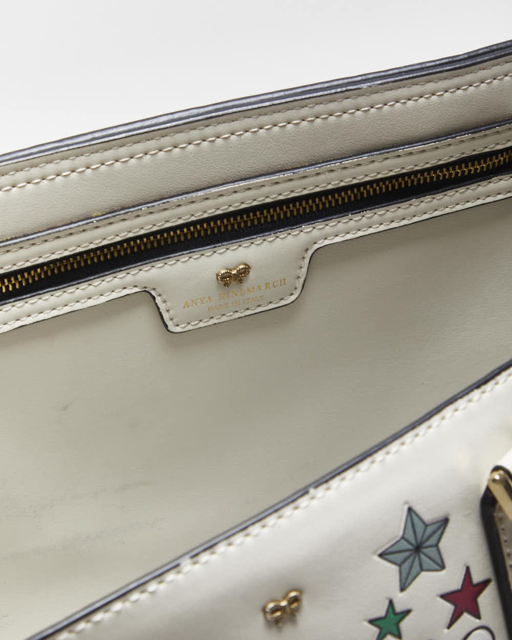 Anya Hindmarch Ebury All Over Wick Sticker Handbag