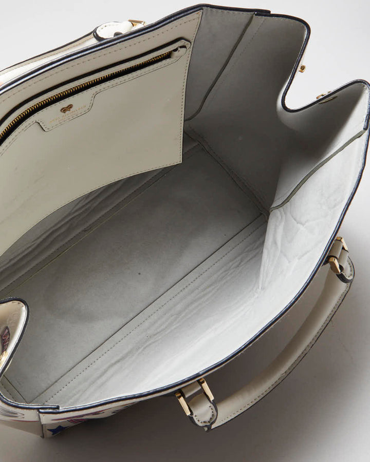 Anya Hindmarch Ebury All Over Wick Sticker Handbag