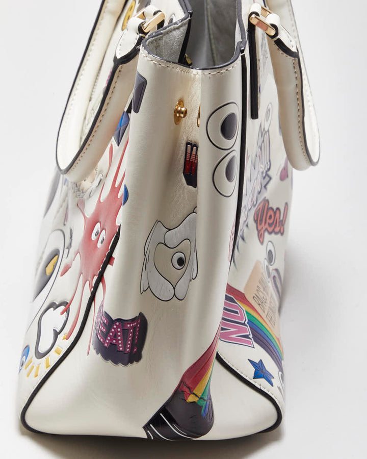 Anya Hindmarch Ebury All Over Wick Sticker Handbag