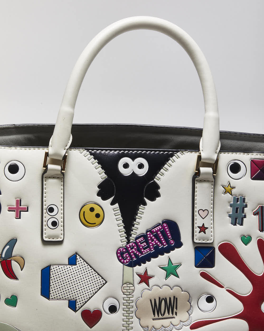 Anya Hindmarch Ebury All Over Wick Sticker Handbag
