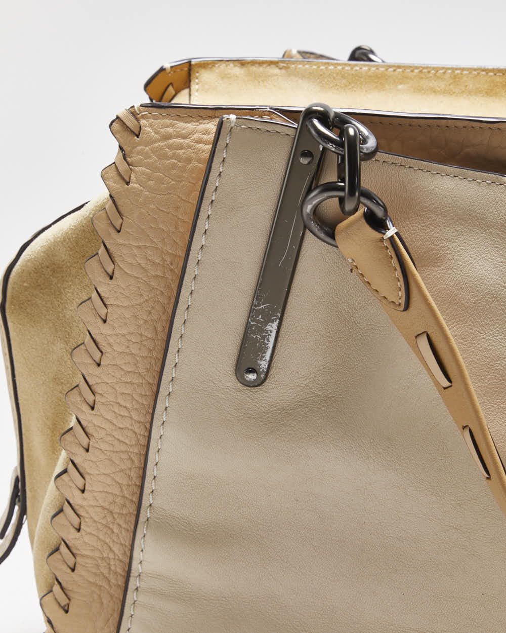 Vintage Coach Dreamer In Colour Block Whipstitch Limited Edition Handbag
