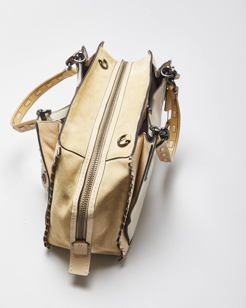 Vintage Coach Dreamer In Colour Block Whipstitch Limited Edition Handbag