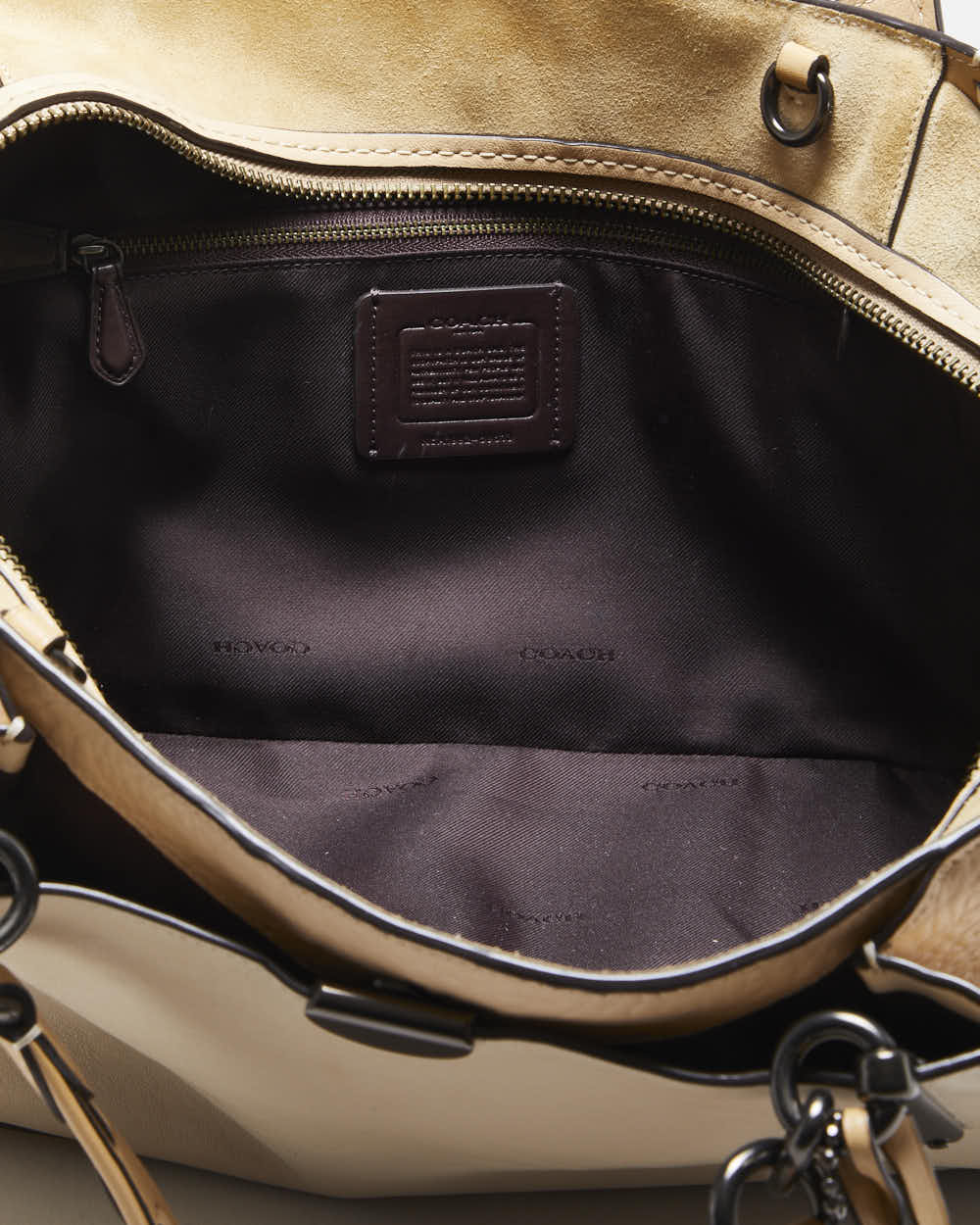 Vintage Coach Dreamer In Colour Block Whipstitch Limited Edition Handbag