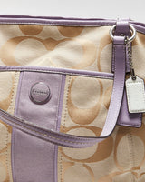 Vintage Y2k 00s Coach Monogram Shoulder Bag