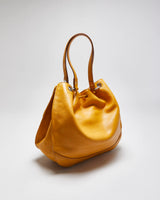 MCM Pebbled Leather Bucket Bag