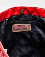 Vintage Y2K 00s Betsey Johnson Betseyville Quilted Heart Shoulder Bag