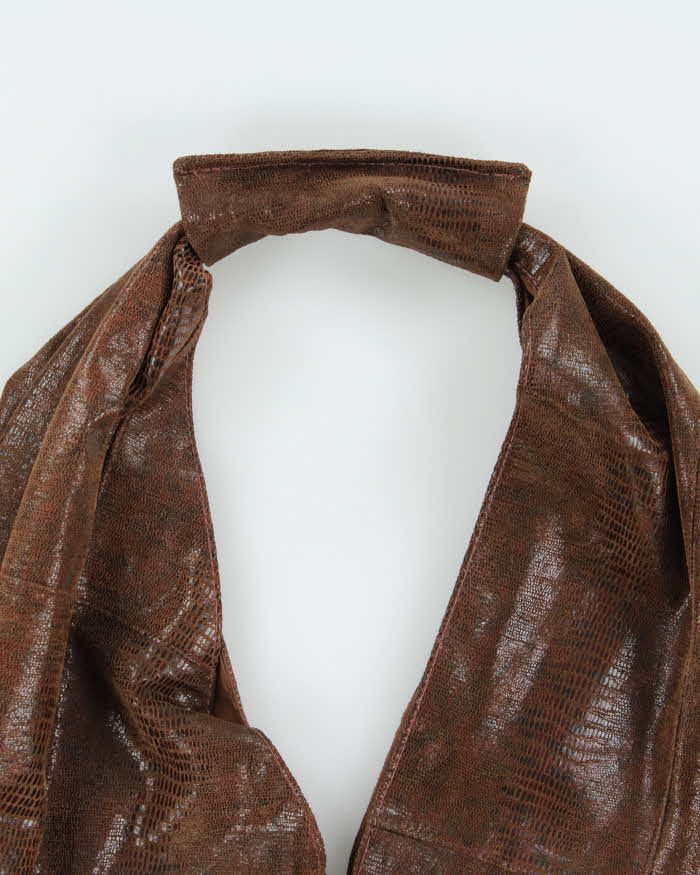 Rokit Originals Leather Maxi Slouch Bag