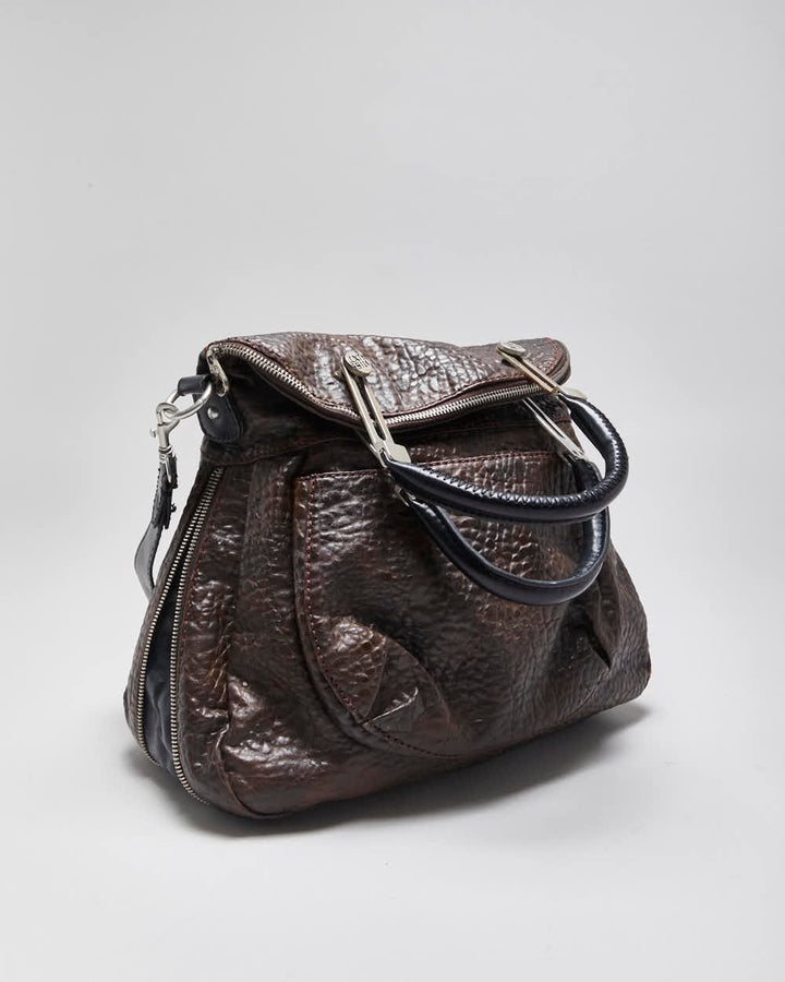Vintage Y2k 2000s Miss Sixty Pebbled Leather Handbag