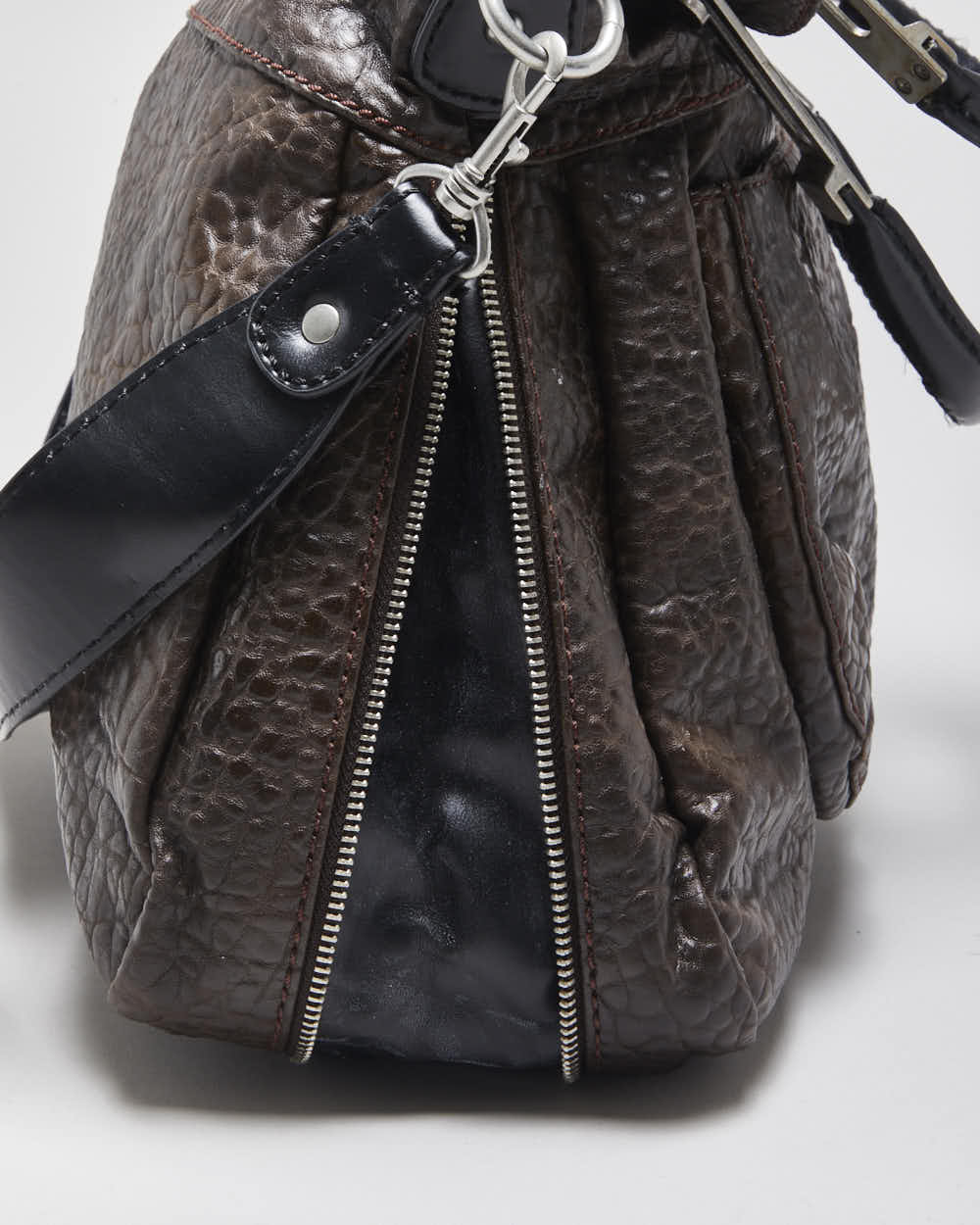Vintage Y2k 2000s Miss Sixty Pebbled Leather Handbag