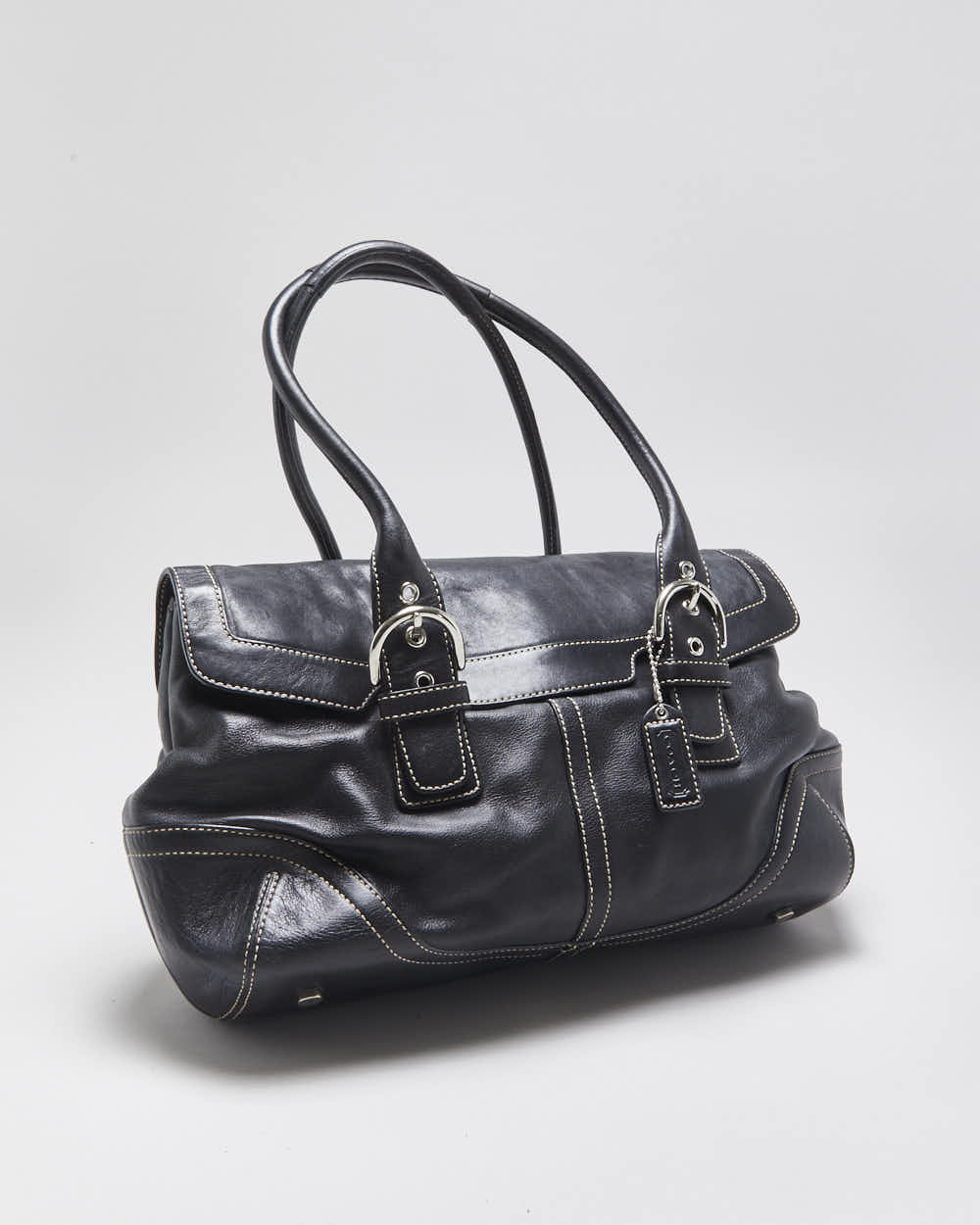 Vintage Y2k 2000s Coach Hampton Satchel Handbag