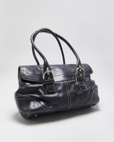 Vintage Y2k 2000s Coach Hampton Satchel Handbag