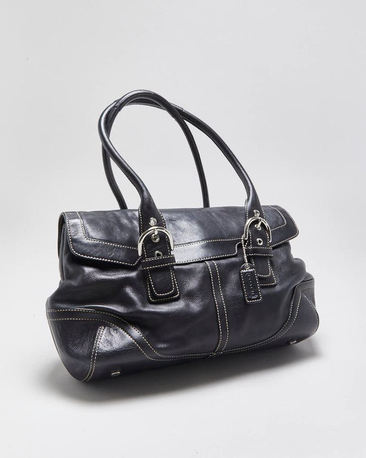 Vintage Y2k 2000s Coach Hampton Satchel Handbag