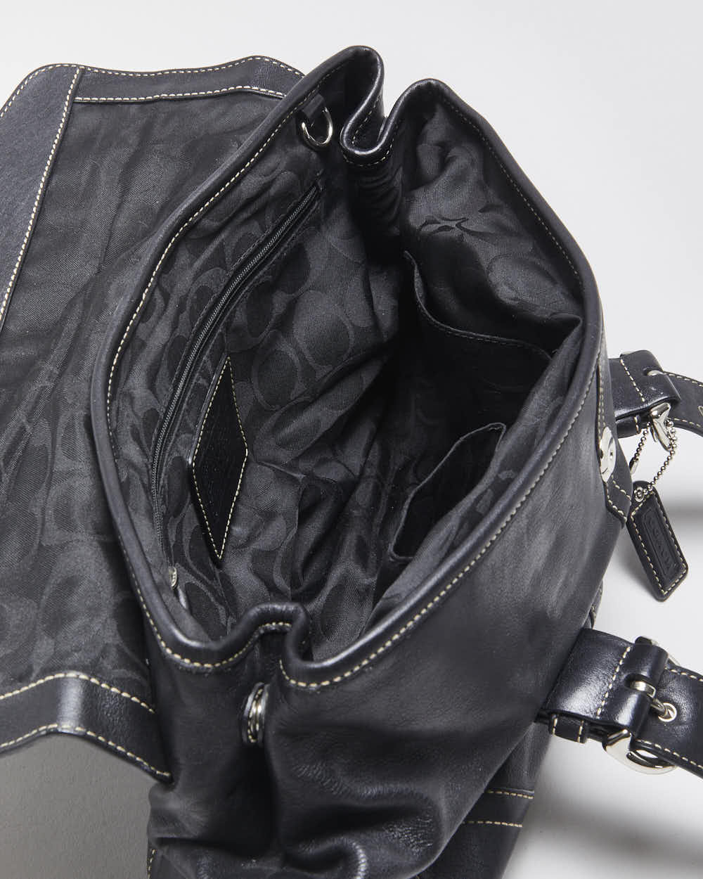 Vintage Y2k 2000s Coach Hampton Satchel Handbag