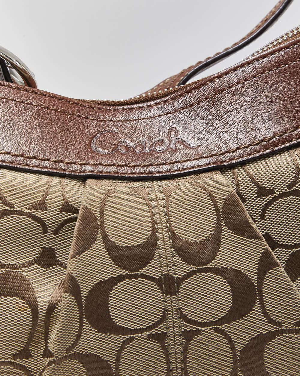 Vintage Y2k 2000s Coach Signature Hobo Soho Handbag