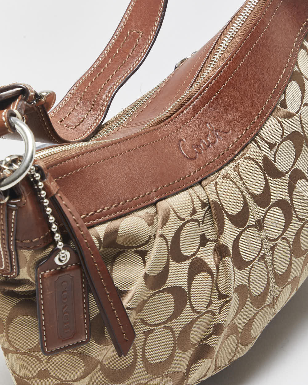 Vintage Y2k 2000s Coach Signature Hobo Soho Handbag