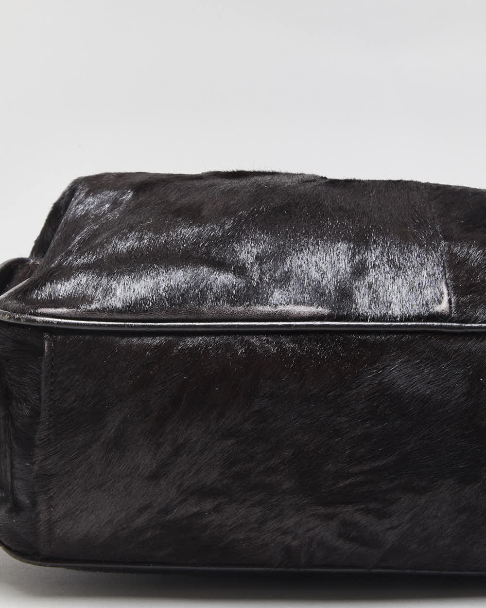 Vintage Luella Pony Hair Studded Slouchy Handbag