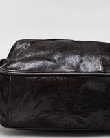 Vintage Luella Pony Hair Studded Slouchy Handbag