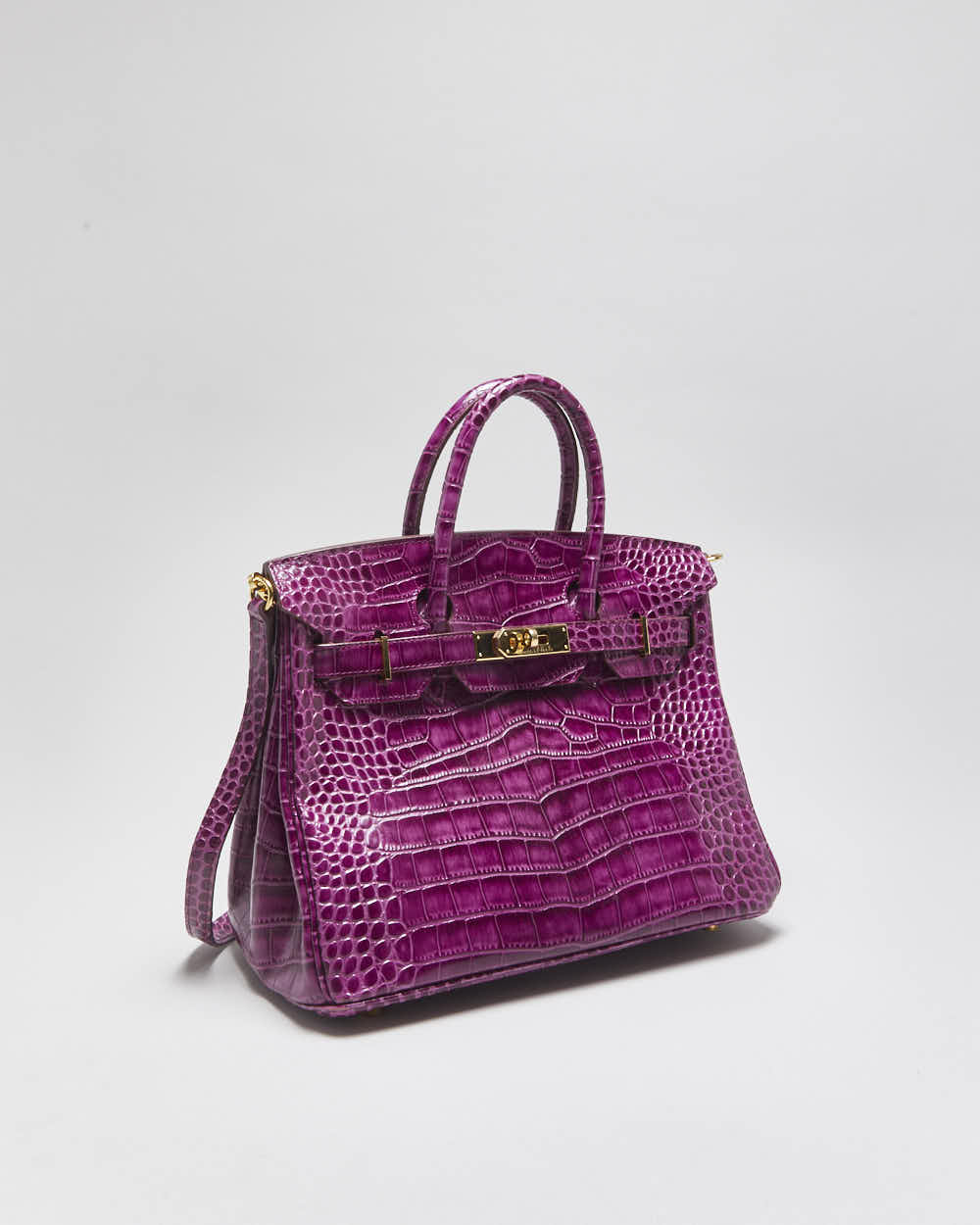 House Of Hello Crocodile Embossed Handbag
