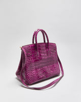House Of Hello Crocodile Embossed Handbag