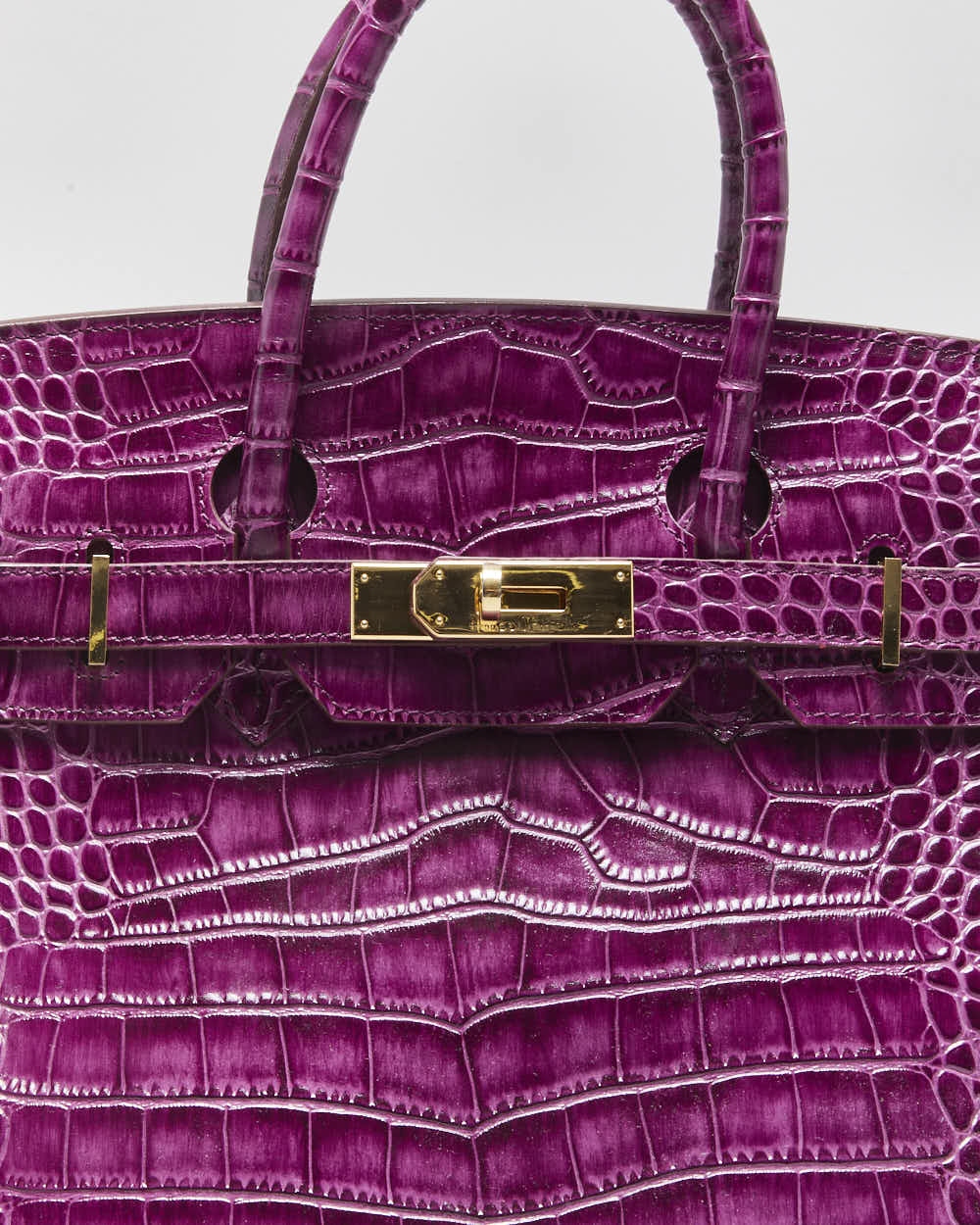 House Of Hello Crocodile Embossed Handbag