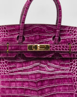 House Of Hello Crocodile Embossed Handbag