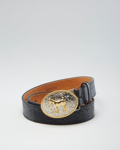 Vintage Leather Horse Belt - W28