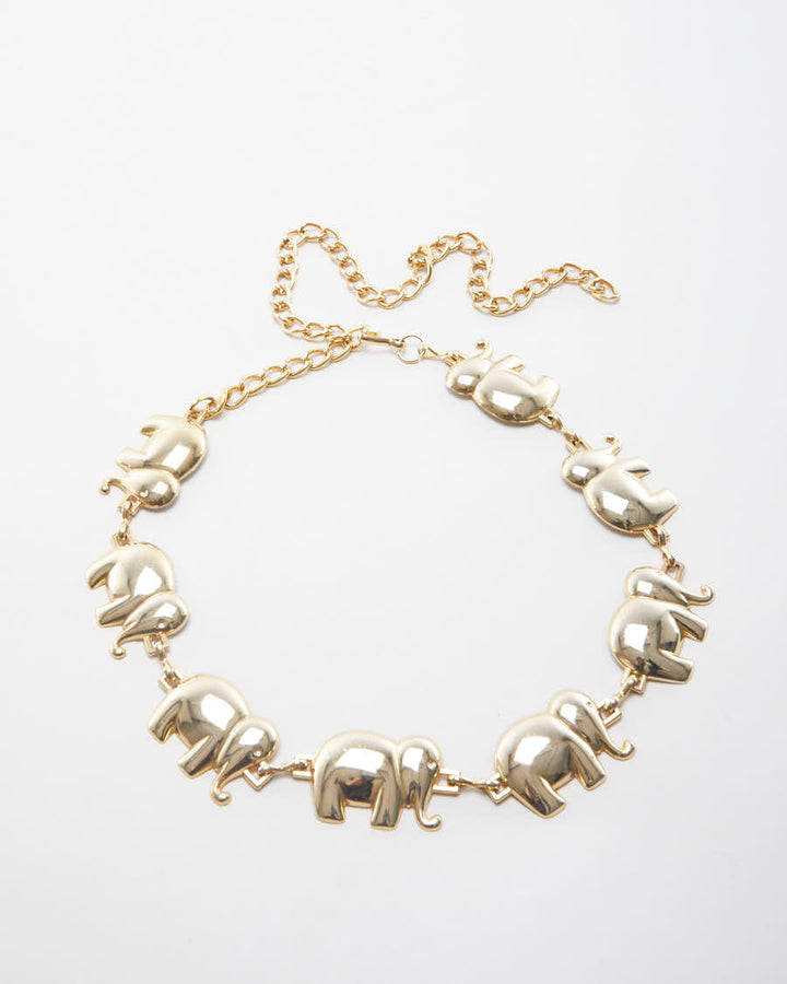 Vintage Elephant Chain Belt