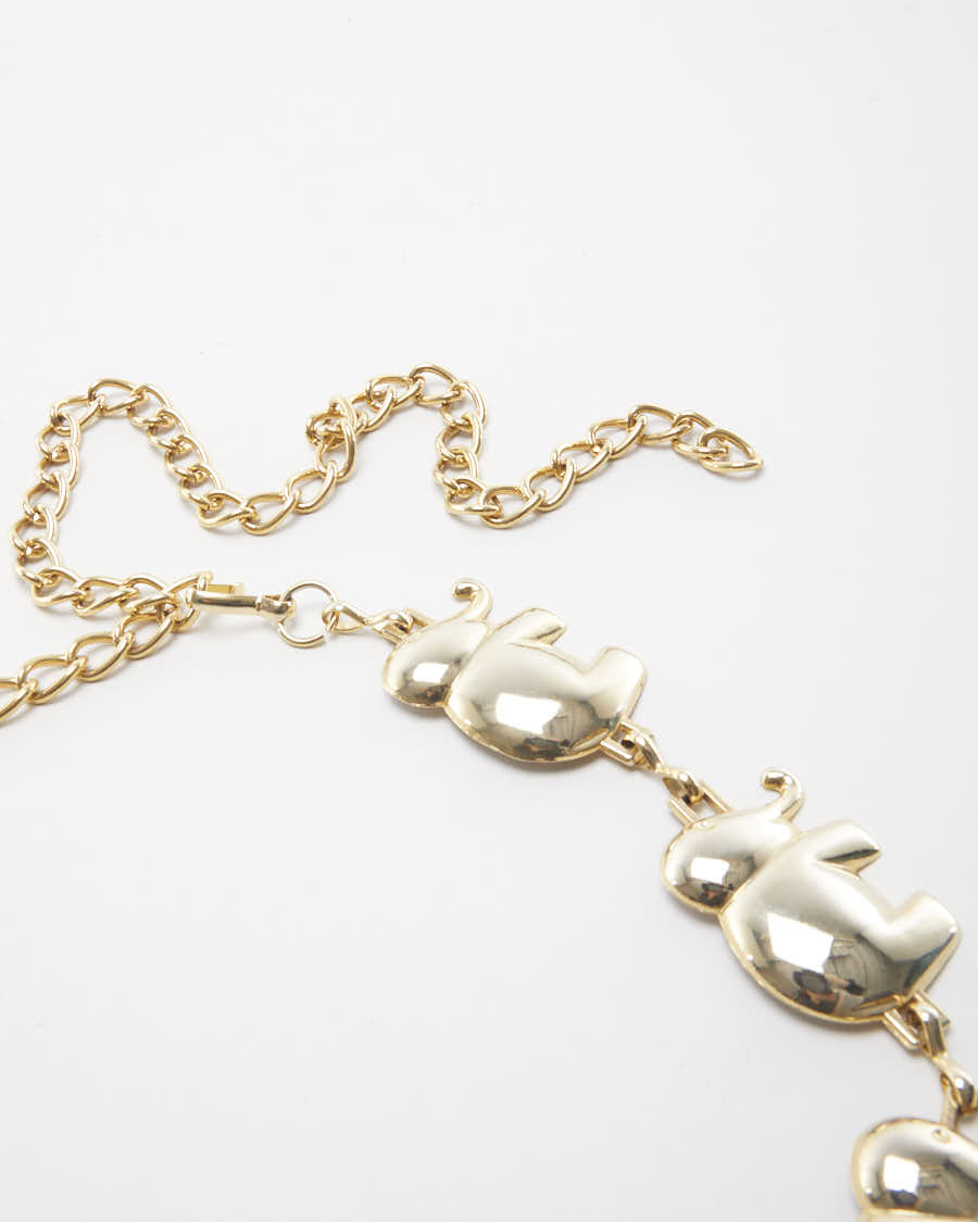 Vintage Elephant Chain Belt