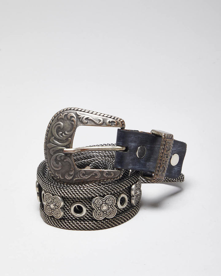 Vintage Chainmail Western Belt - W31-W26